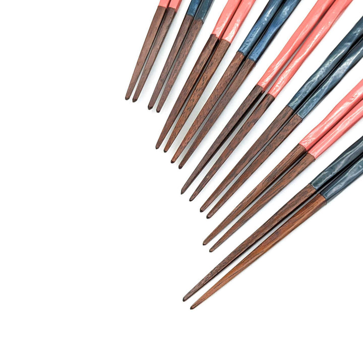 Comfortable to Use Chopsticks Blue and Pink