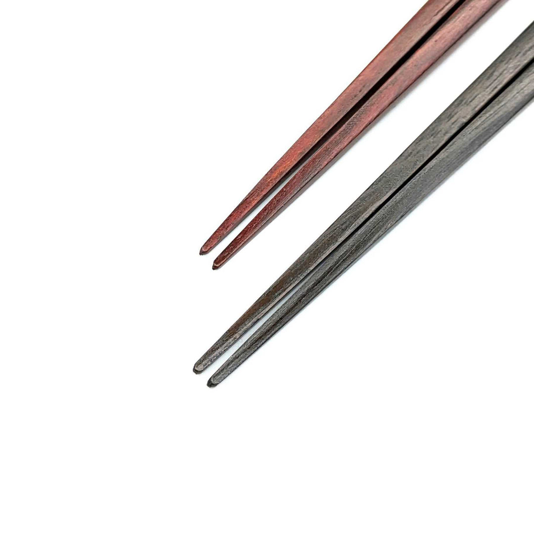 Comfortable Pair Chopsticks Enju Black & Brown