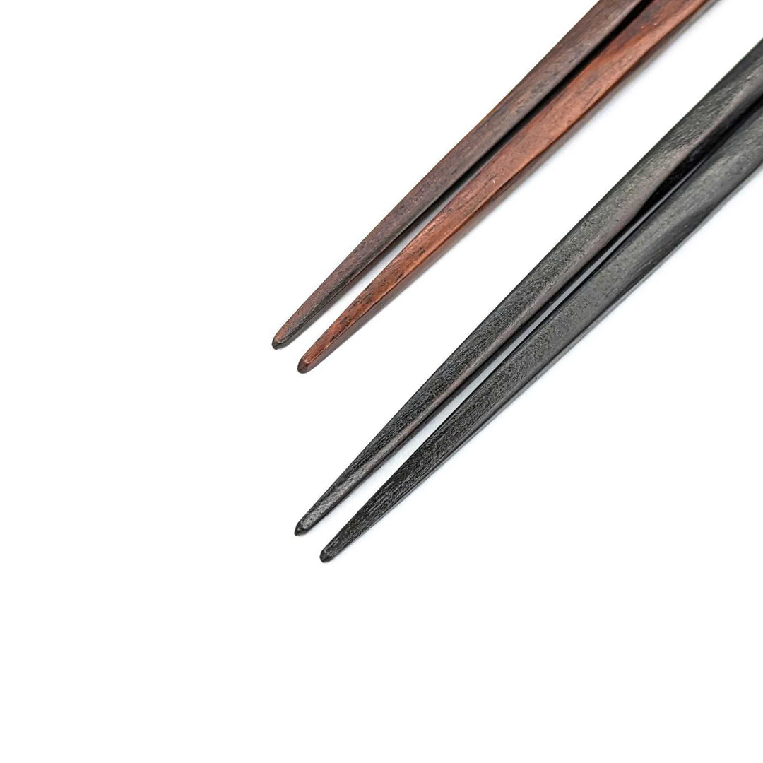 Edo Karaki Comfortable to Use Pair Chopsticks Ebony & Rosewood