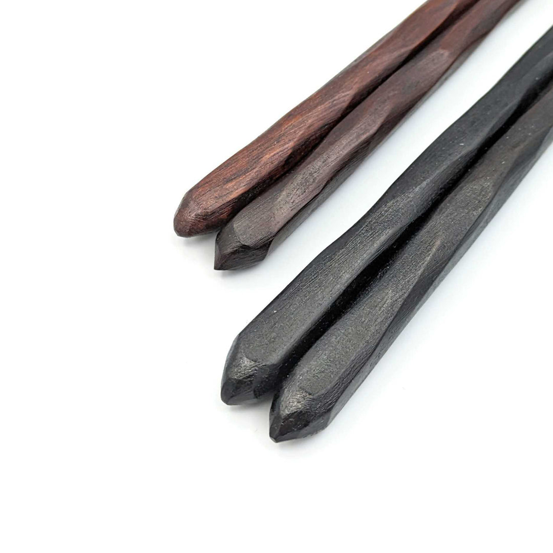 Edo Karaki Comfortable to Use Pair Chopsticks Ebony & Rosewood
