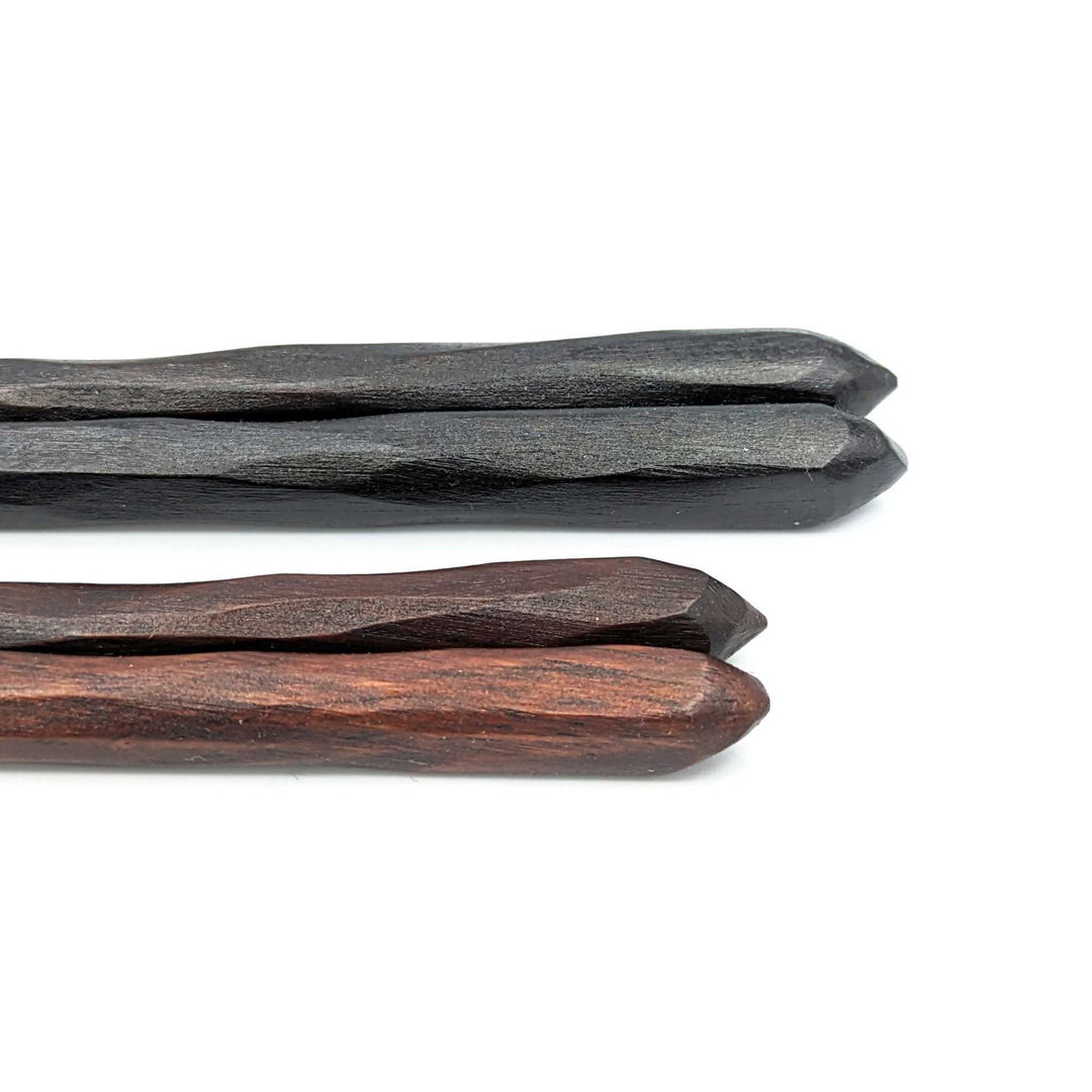 Edo Karaki Comfortable to Use Pair Chopsticks Ebony & Rosewood