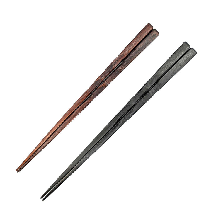 Comfortable Pair Chopsticks Enju Ebony & Rosewood