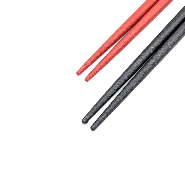 Wajima Lacquerware Slim Square Mt.Fuji Sakura Motif Chopsticks