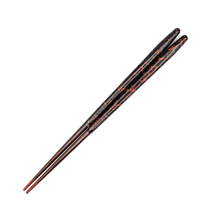 Wakasa Lacquerware Chopsticks – Dishwasher-Safe Rikyu Shape with Mother-of-Pearl Inlay