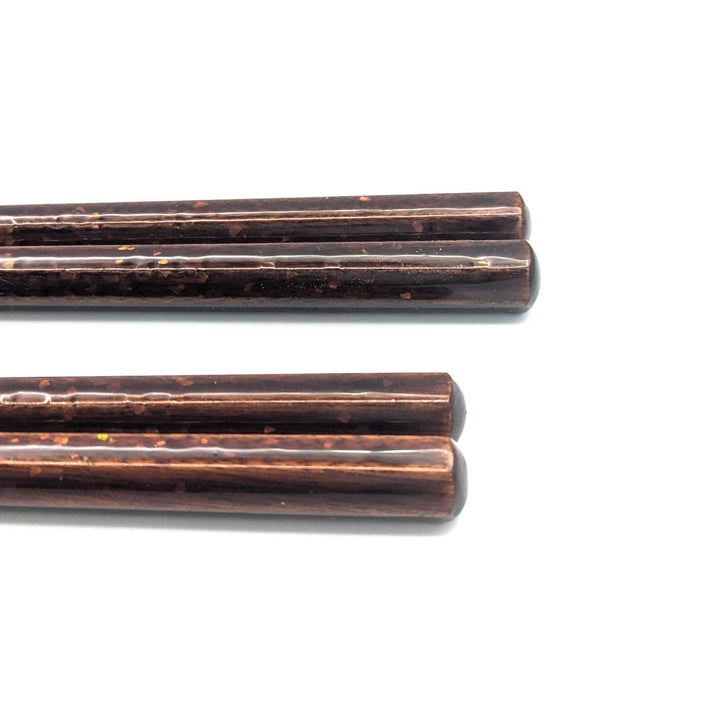 Wakasa Lacquerware Pair Chopsticks - Mother-of-Pearl Inlay (Engravable)