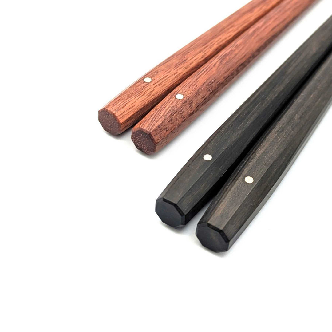 Niigata Ebony 16-Sided Pair Chopsticks