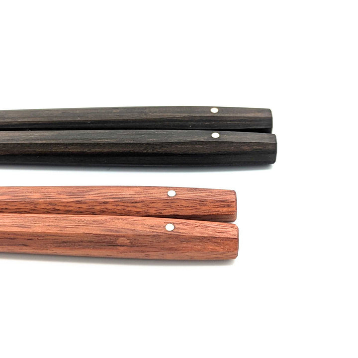 Niigata Ebony 16-Sided Pair Chopsticks
