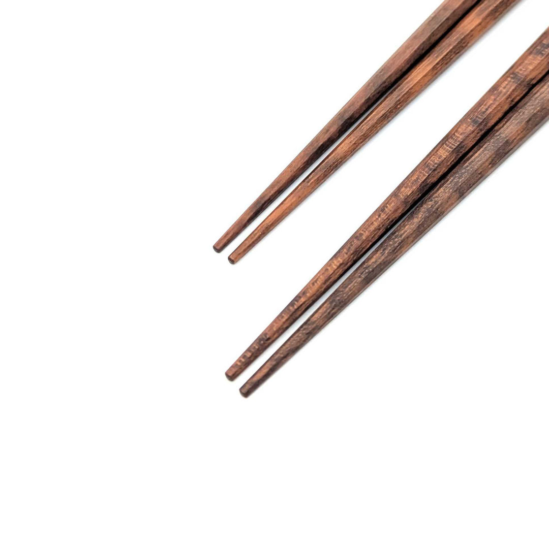 Deluxe Octagonal Snakewood Pair Chopsticks