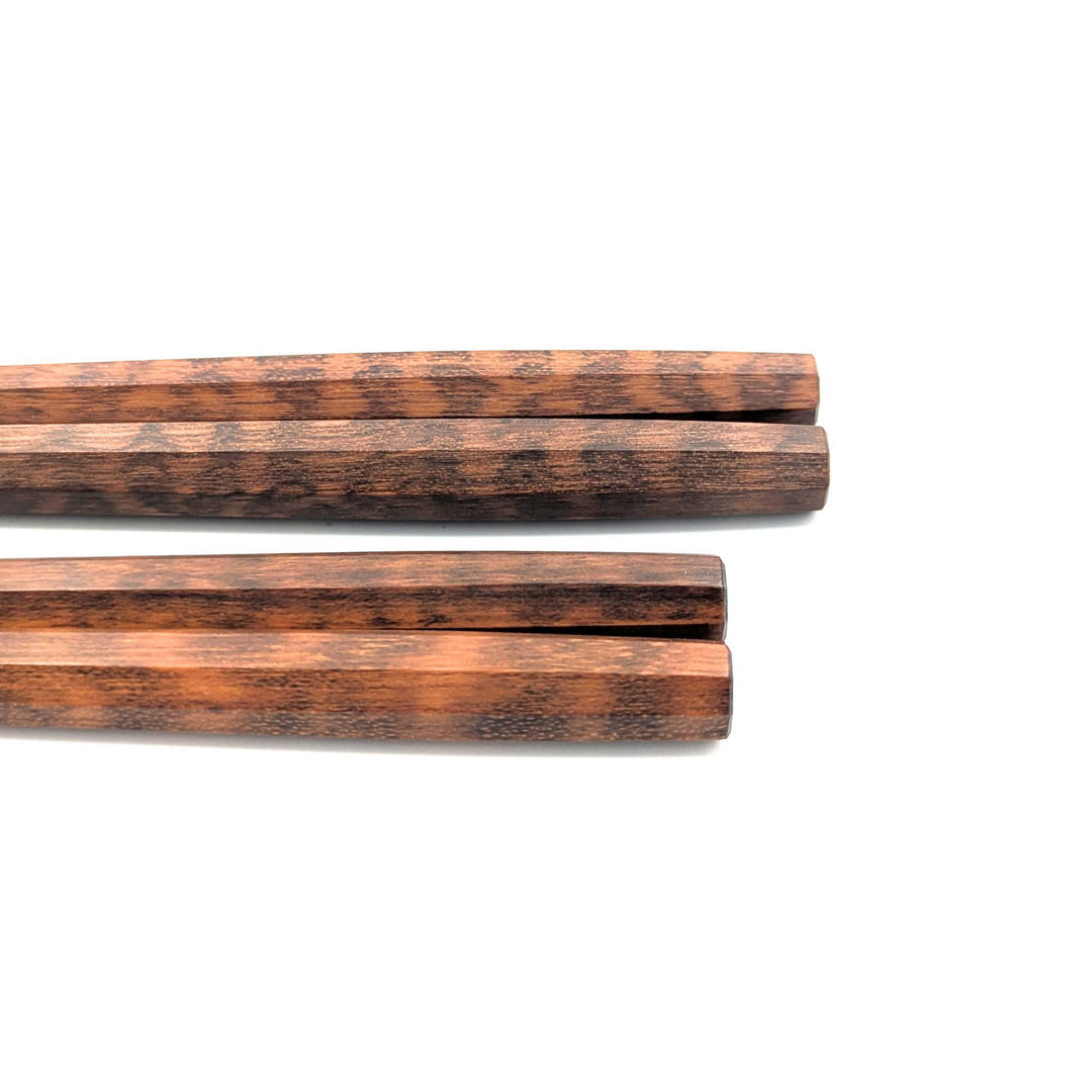 Deluxe Octagonal Snakewood Pair Chopsticks