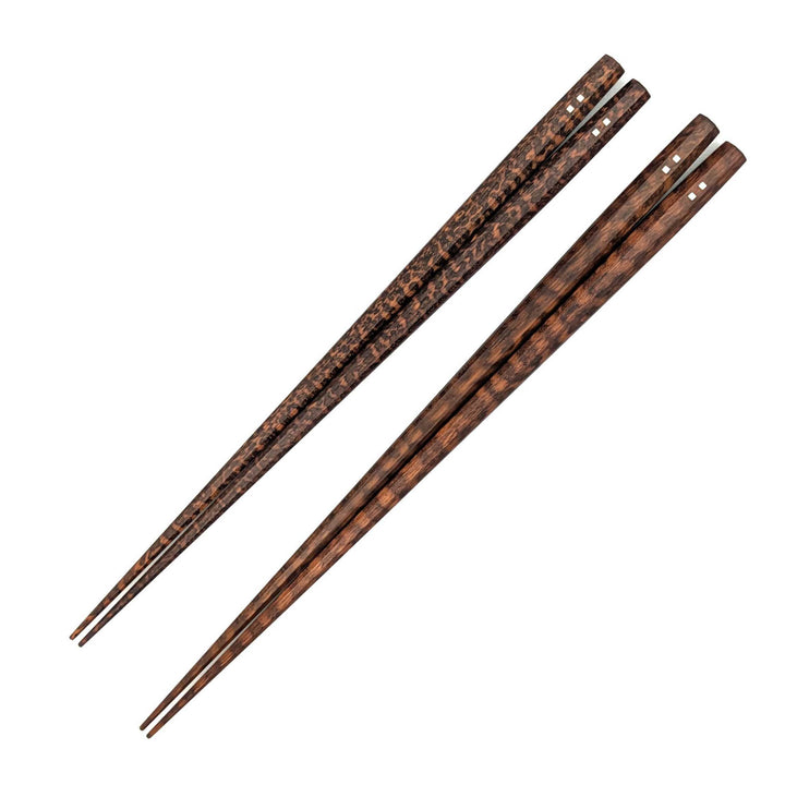 Niigata Hexadecagonal Wooden Pair Chopsticks – Snakewood
