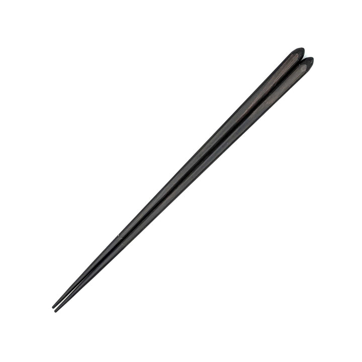 Dishwasher-Safe Chamfered Striped Ebony Chopsticks(Engravable)