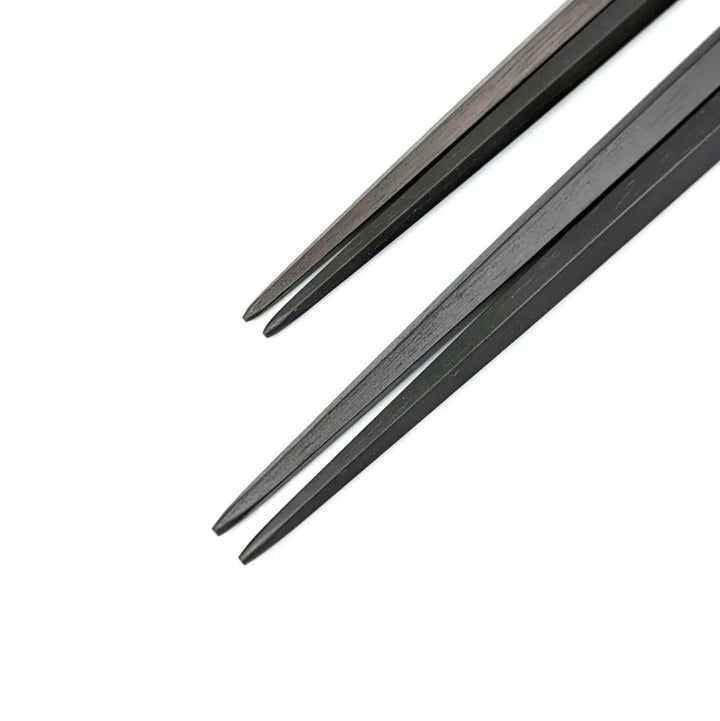 Edo-Karaki Pentagonal Macassar Ebony Pair Chopsticks