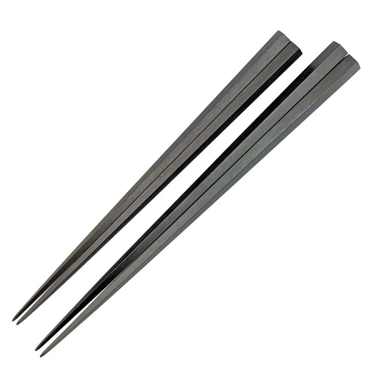 Edo-Karaki Pentagonal Macassar Ebony Pair Chopsticks