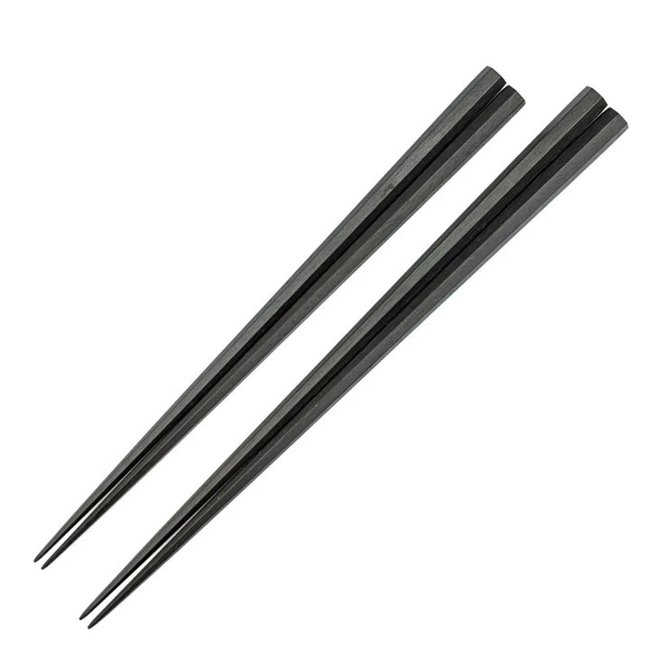 Edo-Karaki Heptagonal Macassar Ebony Pair Chopsticks