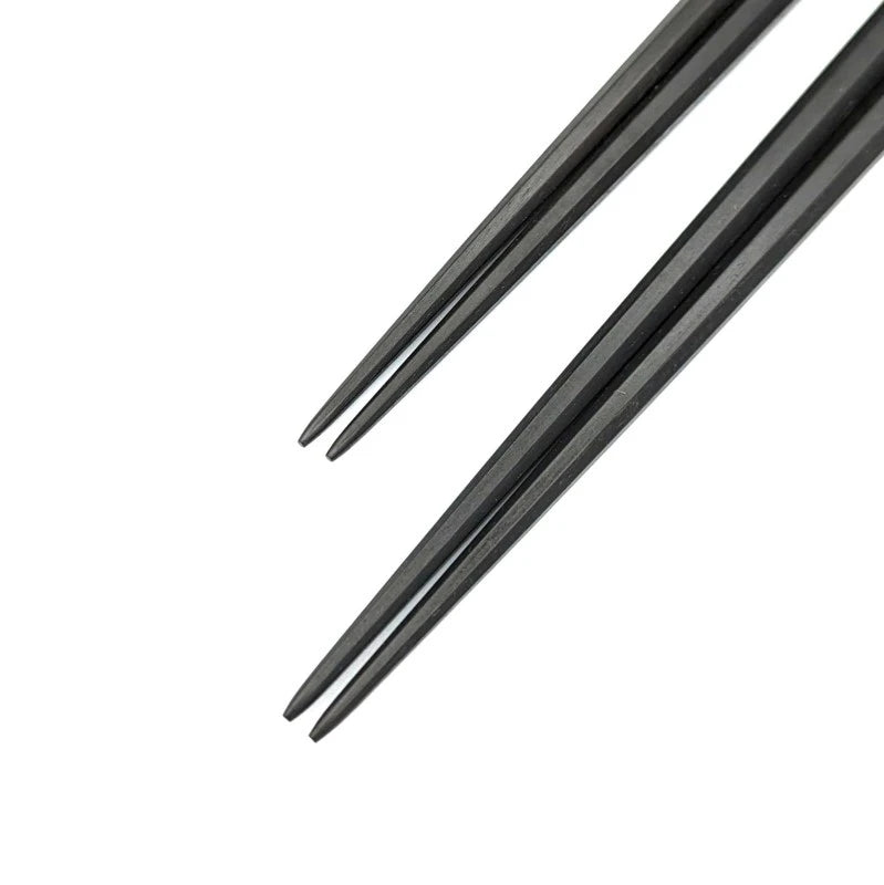 Edo-Karaki Octagonal Macassar Ebony Pair Chopsticks
