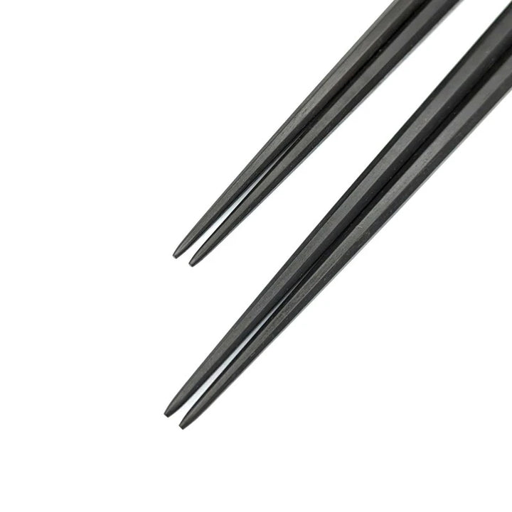 Edo-Karaki Octagonal Macassar Ebony Pair Chopsticks