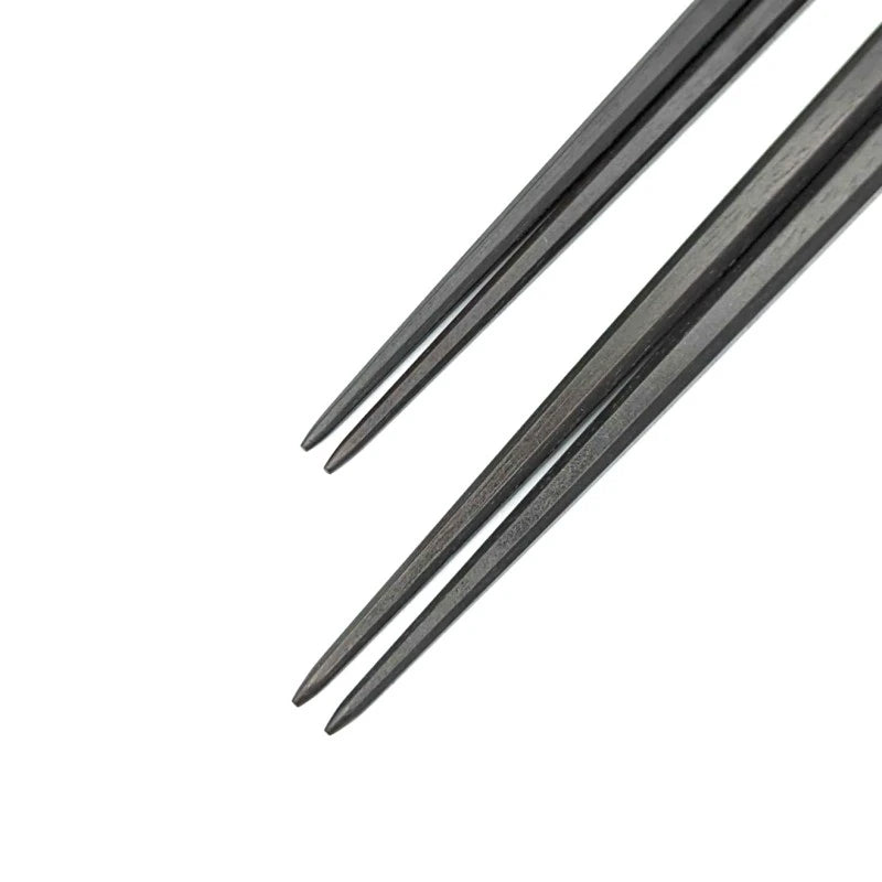 Edo-Karaki Square Macassar Ebony Pair Chopsticks
