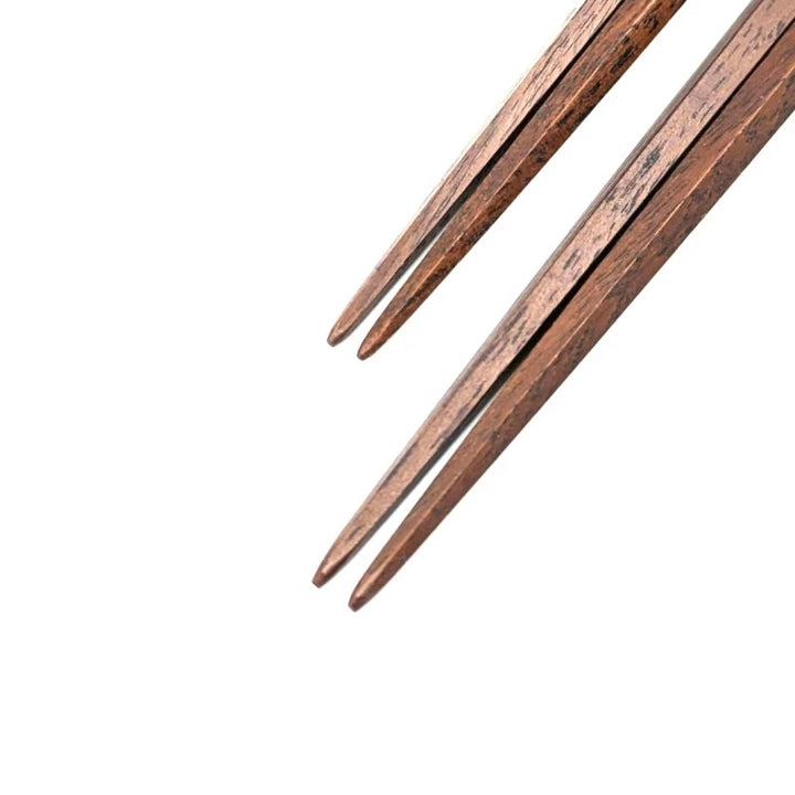 Edo-Karaki Pentagonal Ironwood Pair Chopsticks