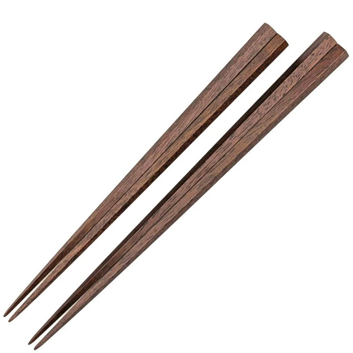 Edo-Karaki Pentagonal Ironwood Pair Chopsticks