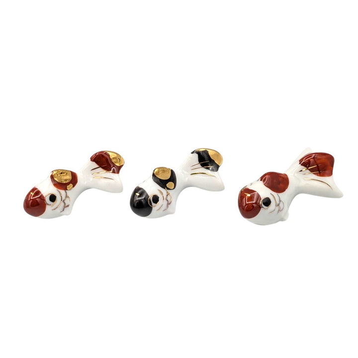Kyo-Yaki Goldfish Chopstick Rest