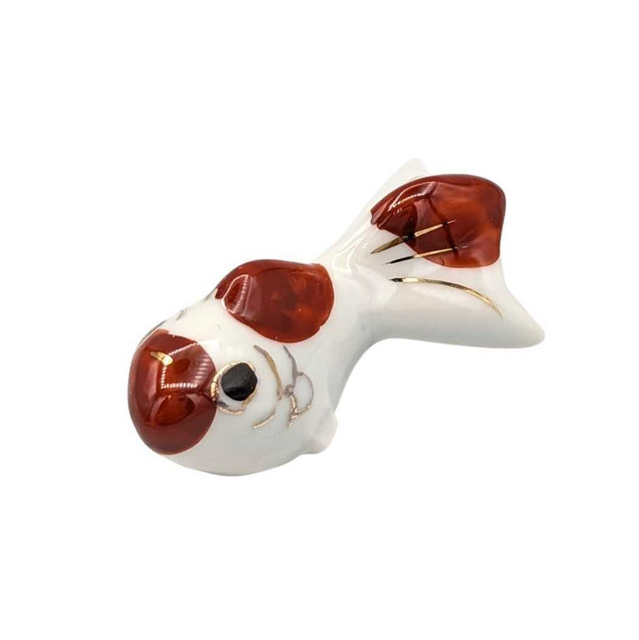 Kyo-Yaki Goldfish Chopstick Rest