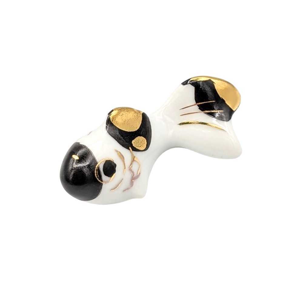 Kyo-Yaki Goldfish Chopstick Rest