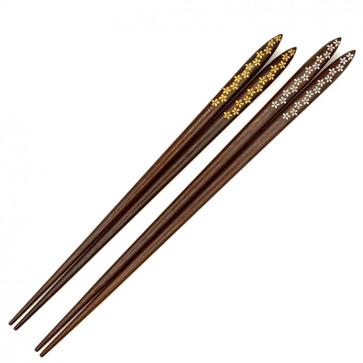 Wakasa Lacquerware Chopsticks Set - Floral Tidings