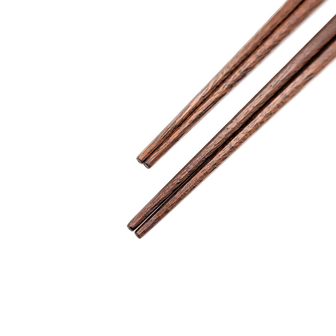 Kyoto Nishijin Foil Octagonal Ironwood Chopsticks set in a wooden box – Metallic & Leaf Metallic