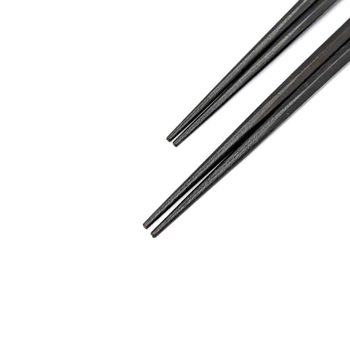 Kyoto Nishijin-Ori Foil & Hexagonal Lacquer Chopsticks set (Two-Color) in a wooden box