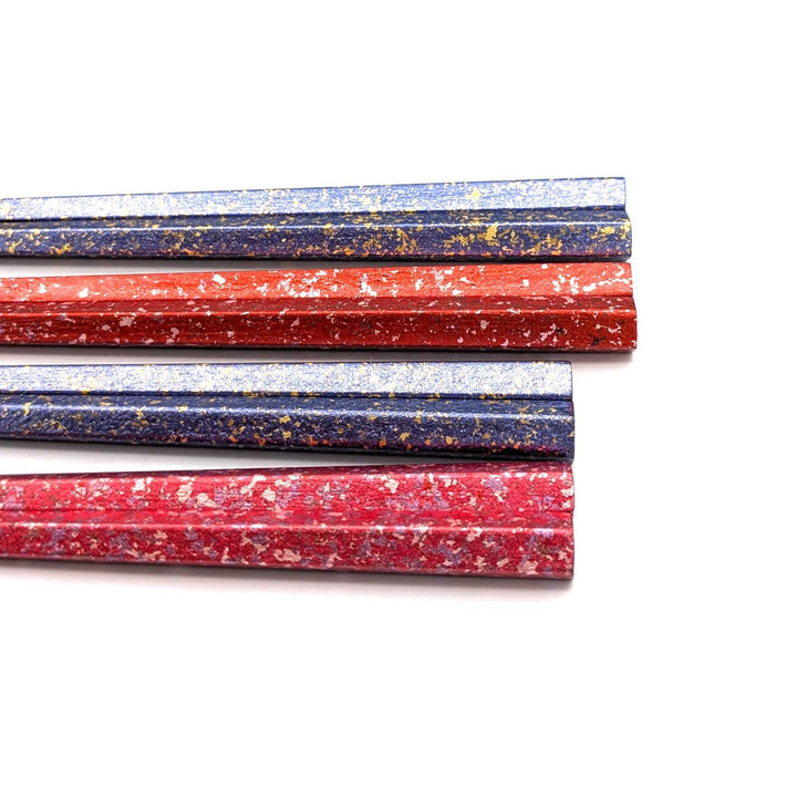Kyoto Nishijin Foil Pentagonal Ironwood Chopsticks