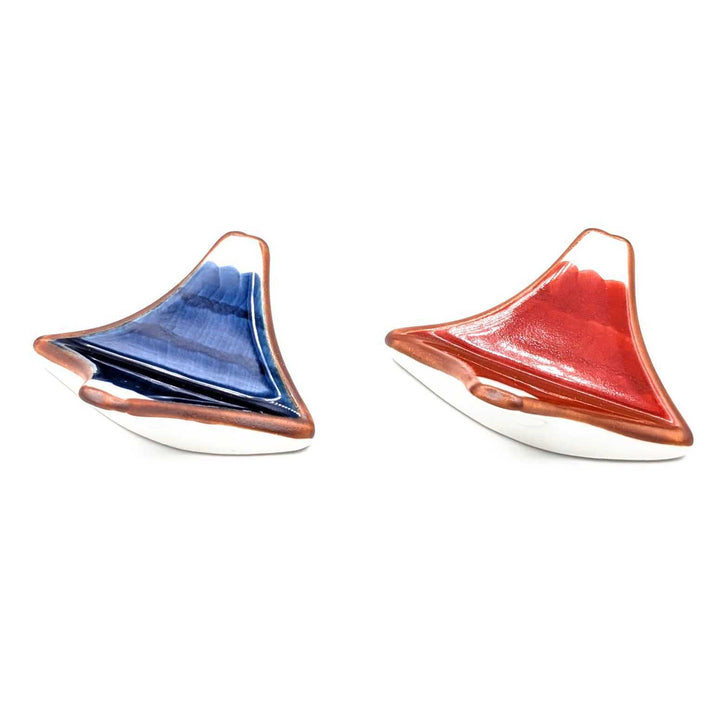 Arita Ware Deep Color Mt. Fuji Chopstick Rest