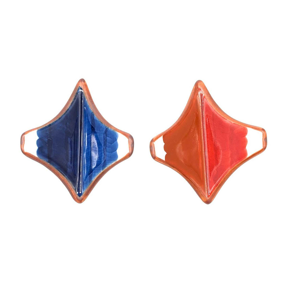 Arita Ware Deep Color Mt. Fuji Chopstick Rest