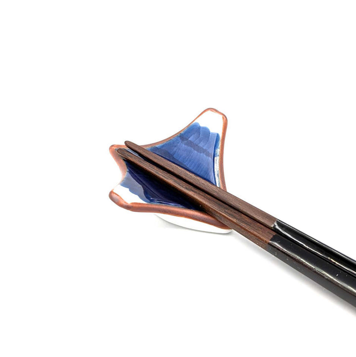 Arita Ware Deep Color Mt. Fuji Chopstick Rest