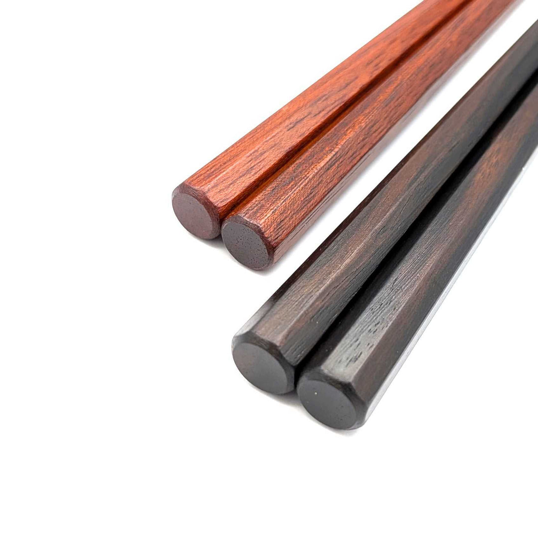 Kyoto Fine Wood Octagonal Chopsticks – Ebony / Satine