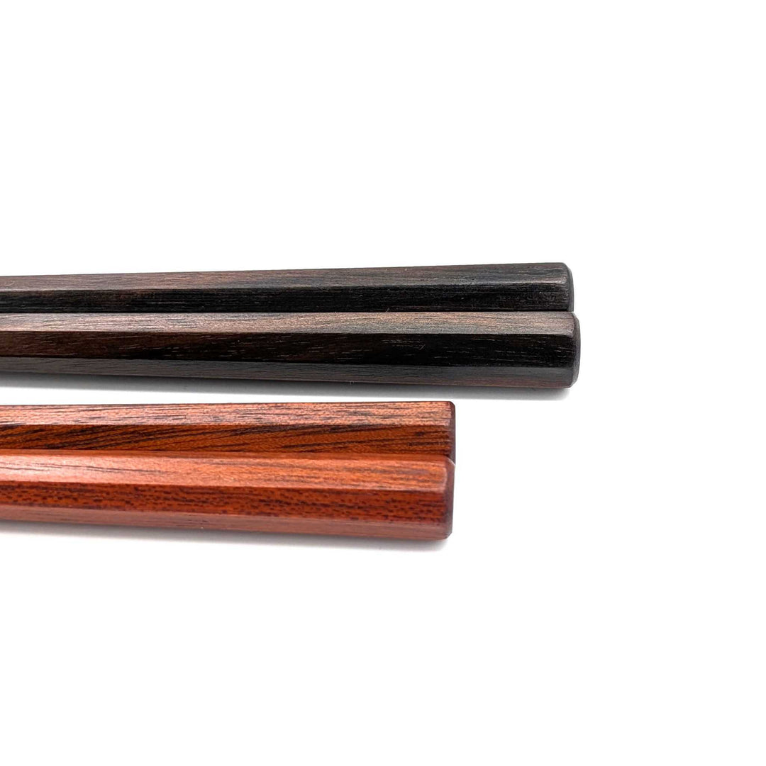 Kyoto Fine Wood Octagonal Chopsticks – Ebony / Satine
