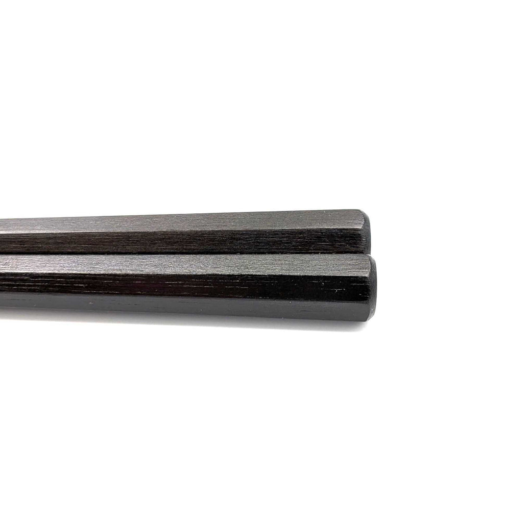 Kyoto Fine Wood Octagonal Chopsticks – Ebony (Extra-Large Size)