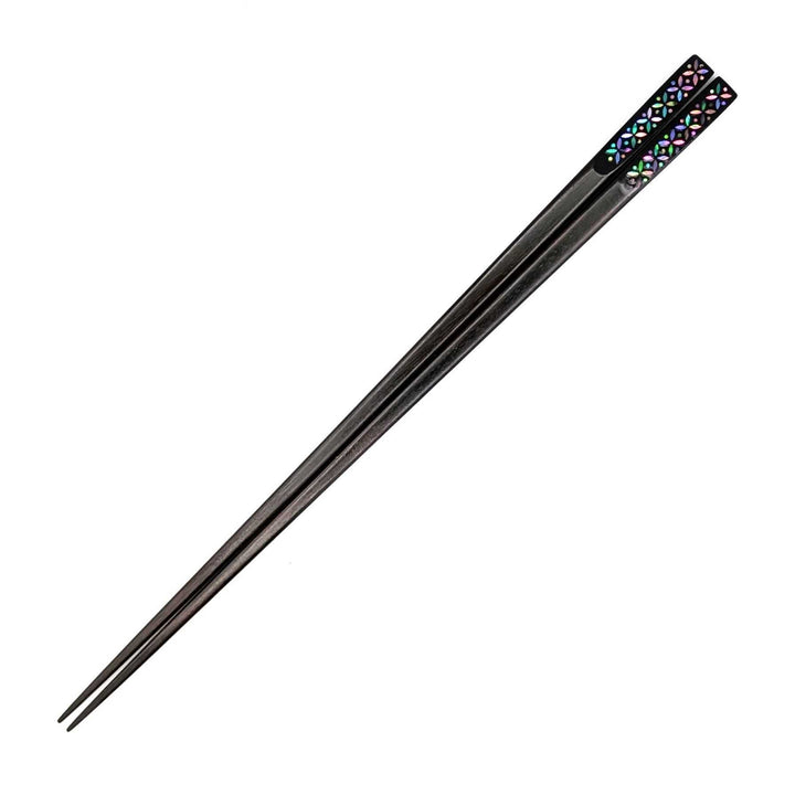 Saga Raden Mother-of-Pearl Inlay Chopsticks - Shippo Pattern