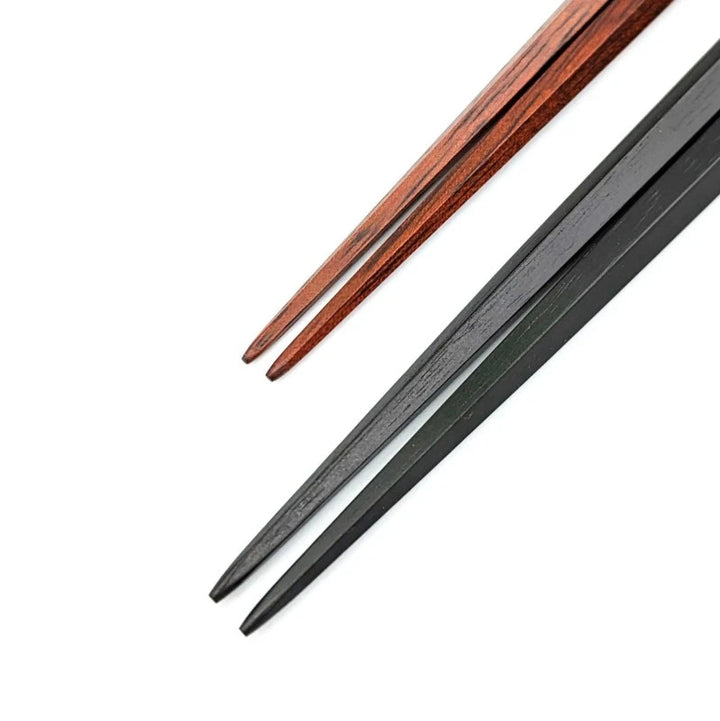 Edo-Karaki Pentagonal Pair Chopsticks - Macassar Ebony and Satine