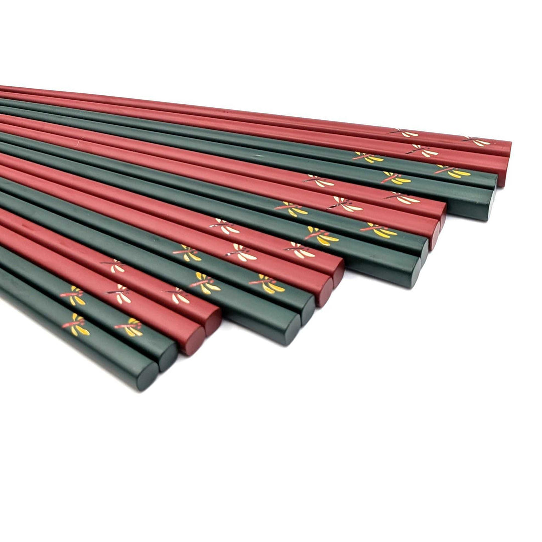 Kawatsura Lacquerware Children’s Chopsticks – Dragonfly Motif (Engravable)