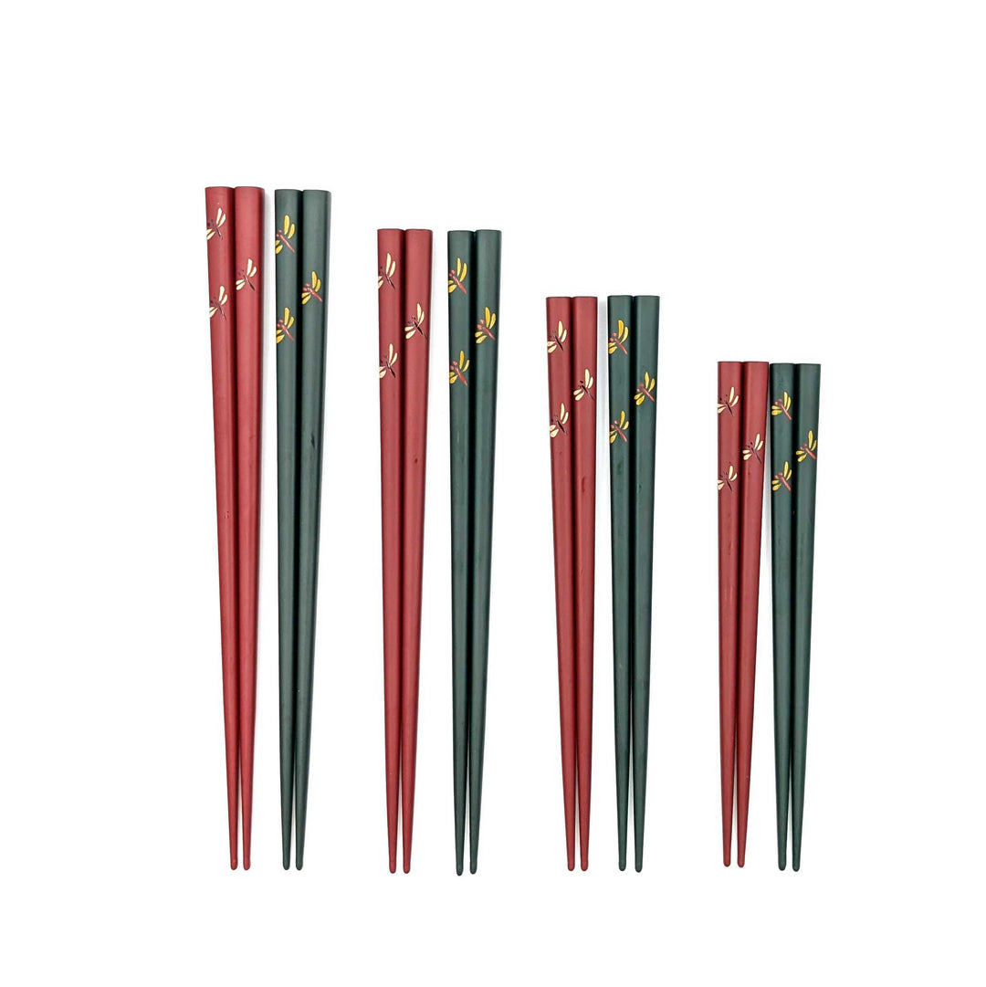 Kawatsura Lacquerware Children’s Chopsticks – Dragonfly Motif (Engravable)