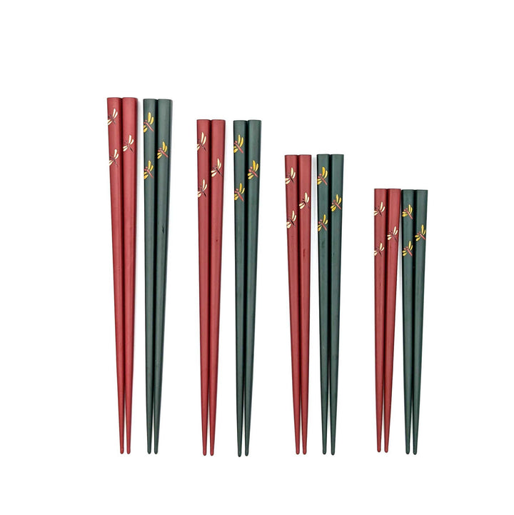 Kawatsura Lacquerware Children’s Chopsticks – Dragonfly Motif (Engravable)