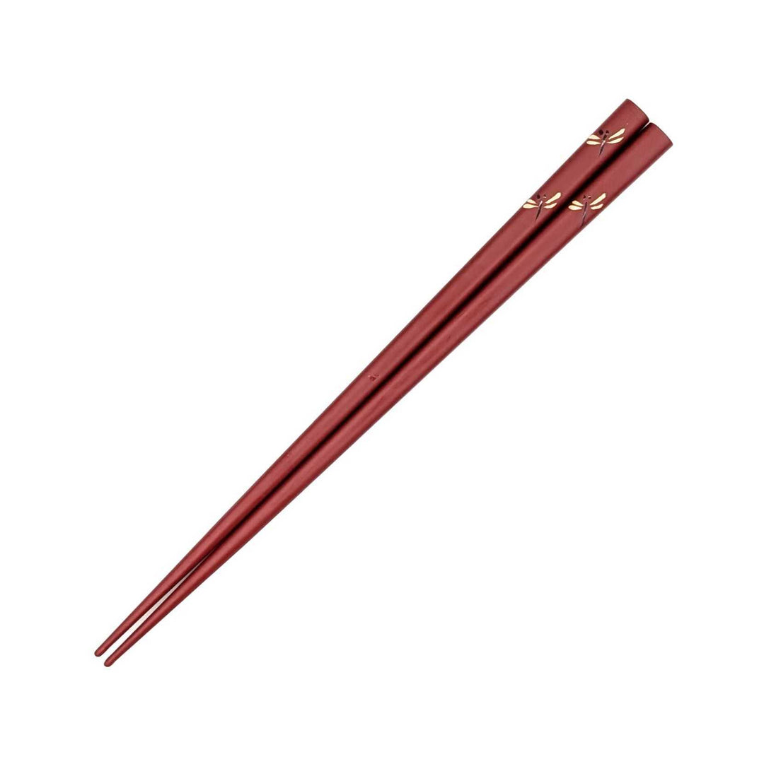 Kawatsura Lacquerware Children’s Chopsticks – Dragonfly Motif (Engravable)