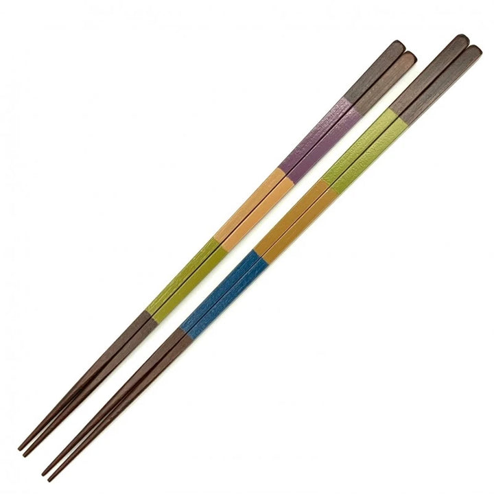 Wakasa Lacquerware Chopsticks Set – Colored Bands