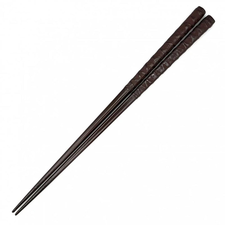 Red Zokoku Carved Chopsticks