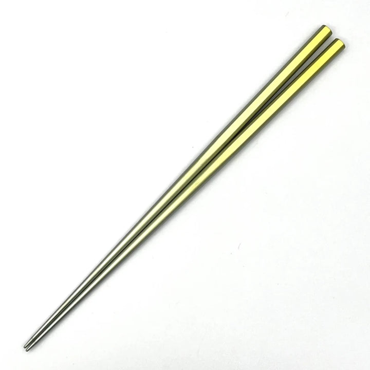 Titanium Chopsticks - Oval Shape - Green