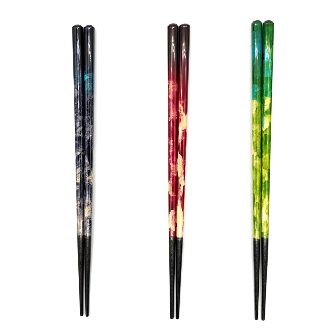 Colorful Wakasa Chopsticks – Artistic Patterns