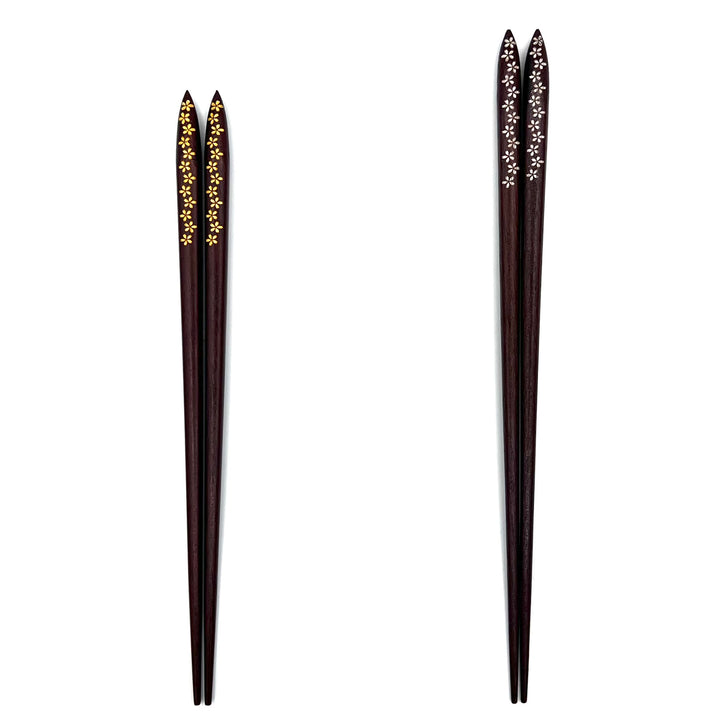 Wakasa Lacquerware Chopsticks - Floral Tidings (Engravable)