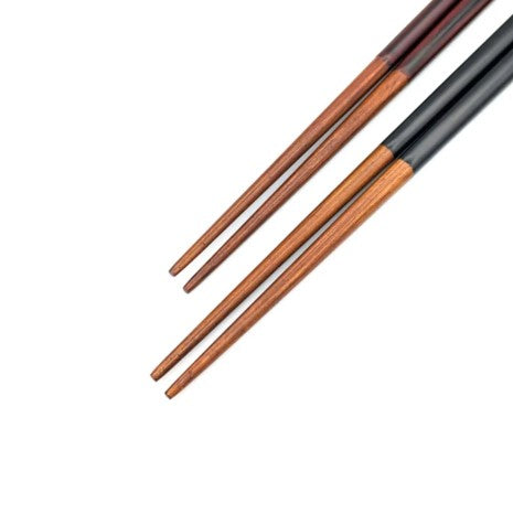 Kiso Lacquerware Diamond-Cut Thin Bamboo Pair Chopsticks