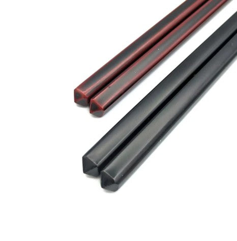Kiso Lacquerware Diamond-Cut Thin Bamboo Pair Chopsticks