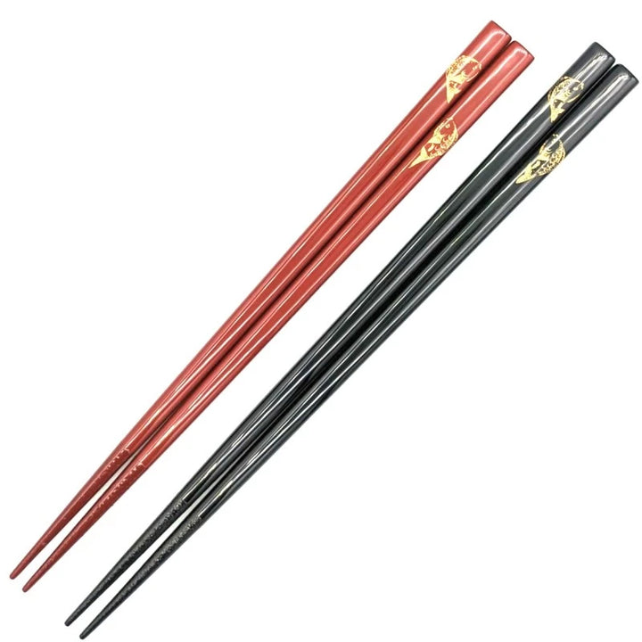 Kawatsura Lacquerware Pair Chopsticks with Sea Bream Motif for Celebrations